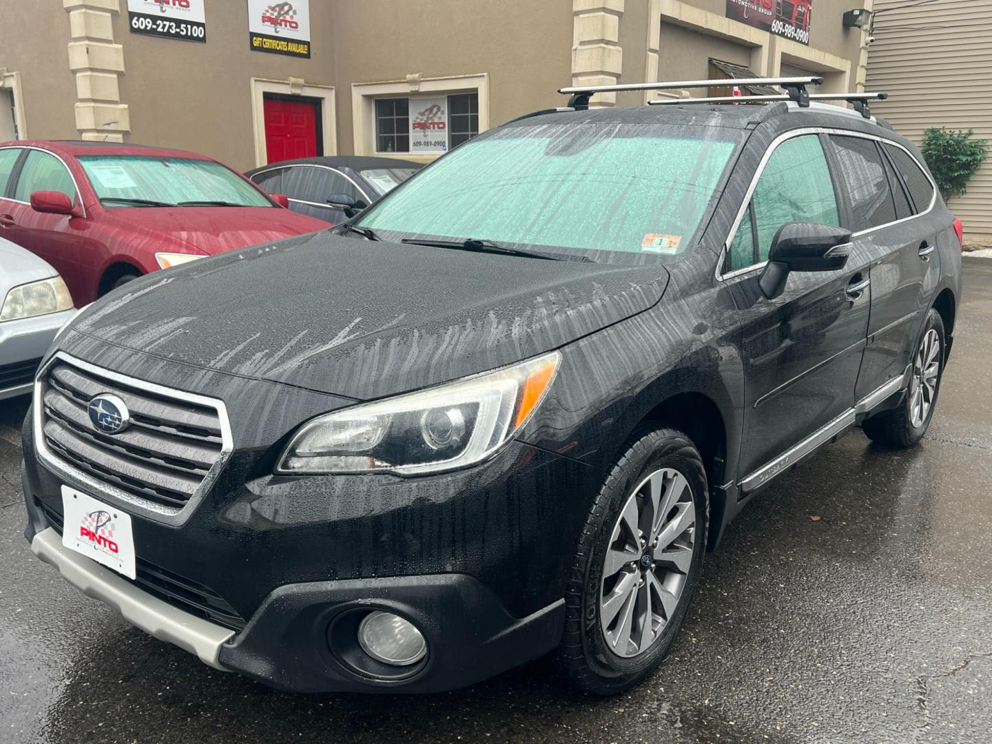 2017 BLACK /Brown Leather Subaru Outback 2.5i Touring (4S4BSETCXH3) with an 2.5L H4 DOHC 16V engine, 6A transmission, located at 1018 Brunswick Ave, Trenton, NJ, 08638, (609) 989-0900, 40.240086, -74.748085 - Photo#2